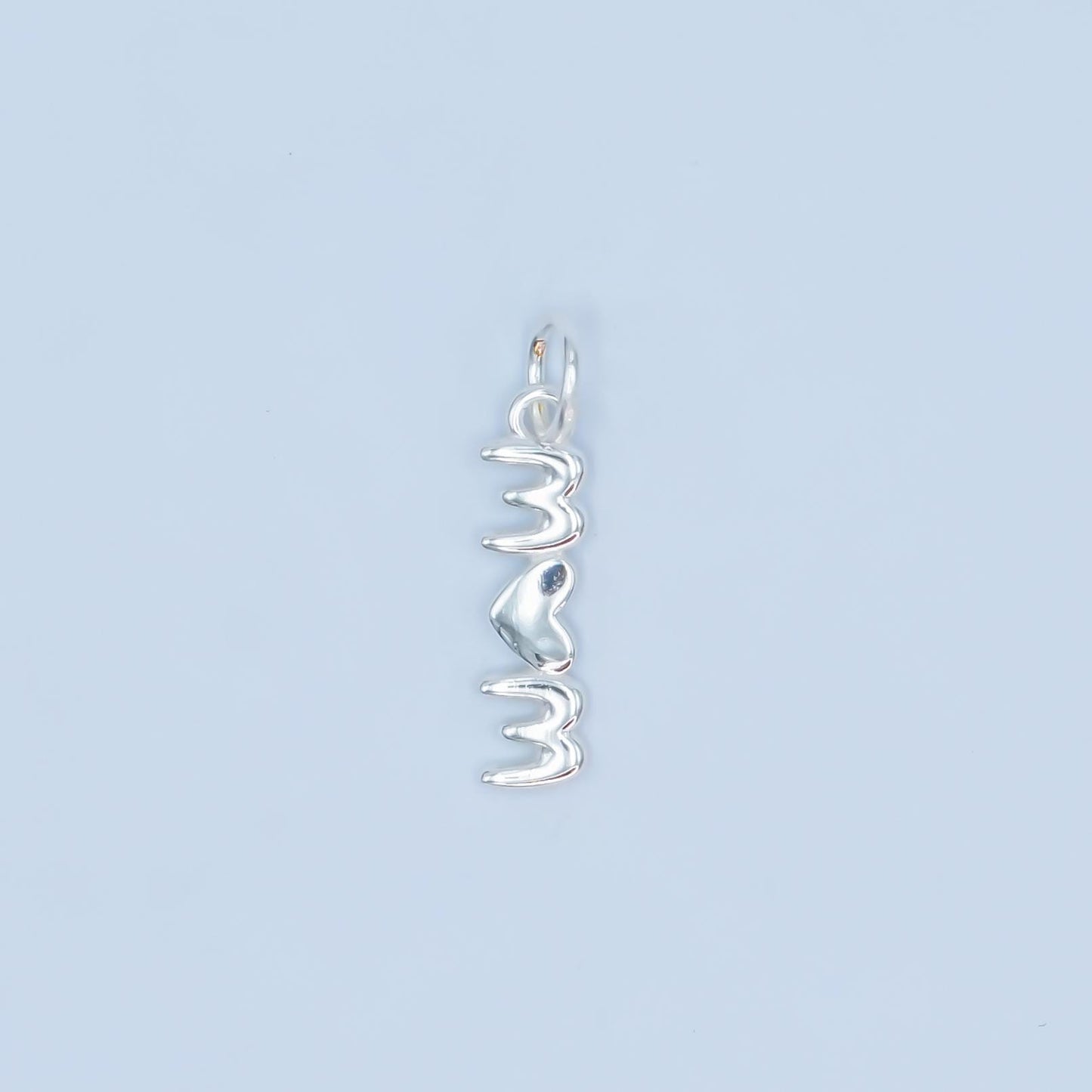 Mini S925 Sterling Silver Mom Charm link connector for bracelet necklace supply for permanent jewelry mother day Charm Inspired SL636