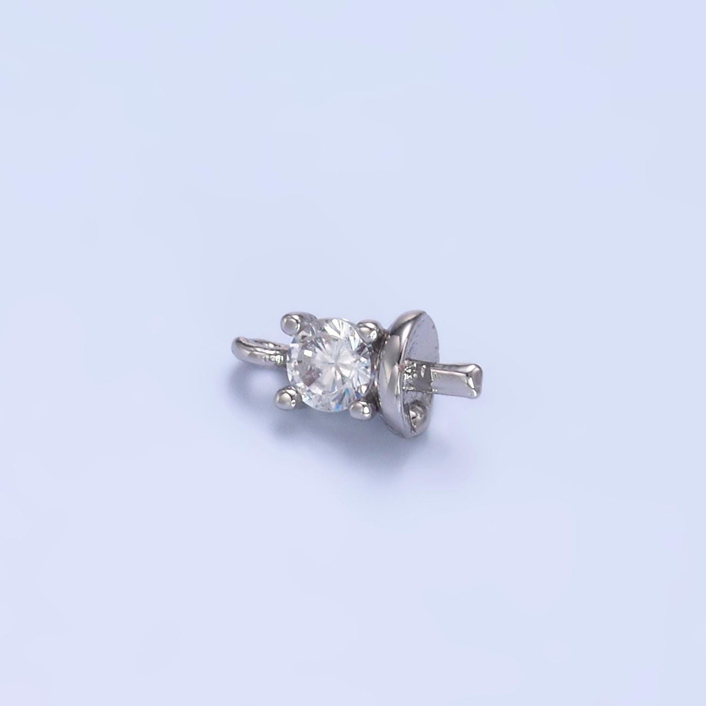 18k gold filled plain peg bail hold for half drill pearl and bead bail charm jewelry findings supplies Z1060