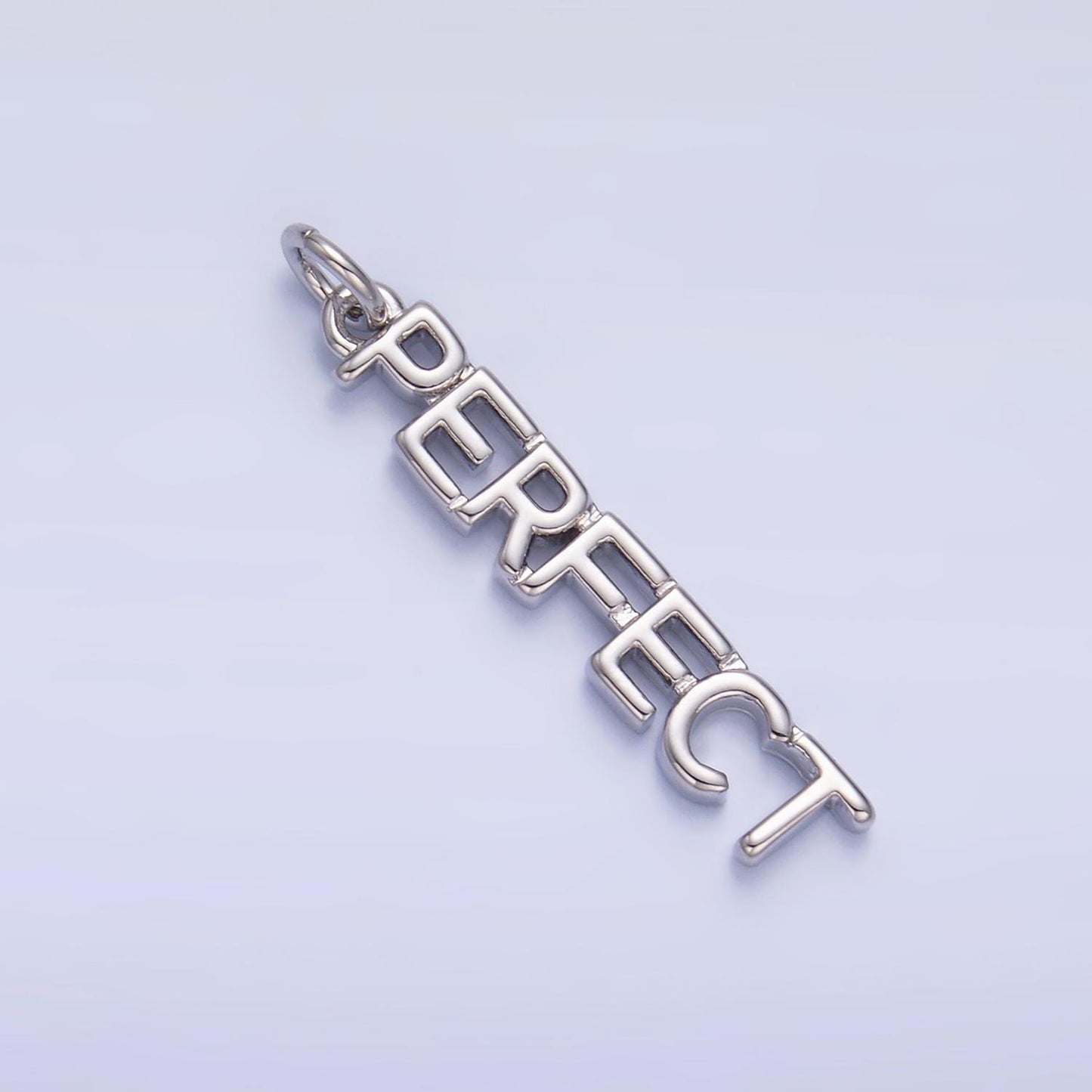 Dainty Gold Filled Perfect charm for bracelet necklace earring component diy jewelry making supply word charm minimalist jewelry W316