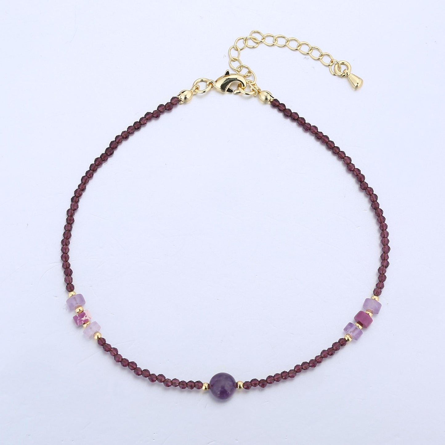 Handcrafted Beaded Anklets for Summer Jewelry Handmade Gift Idea 9 inch Long WA2947