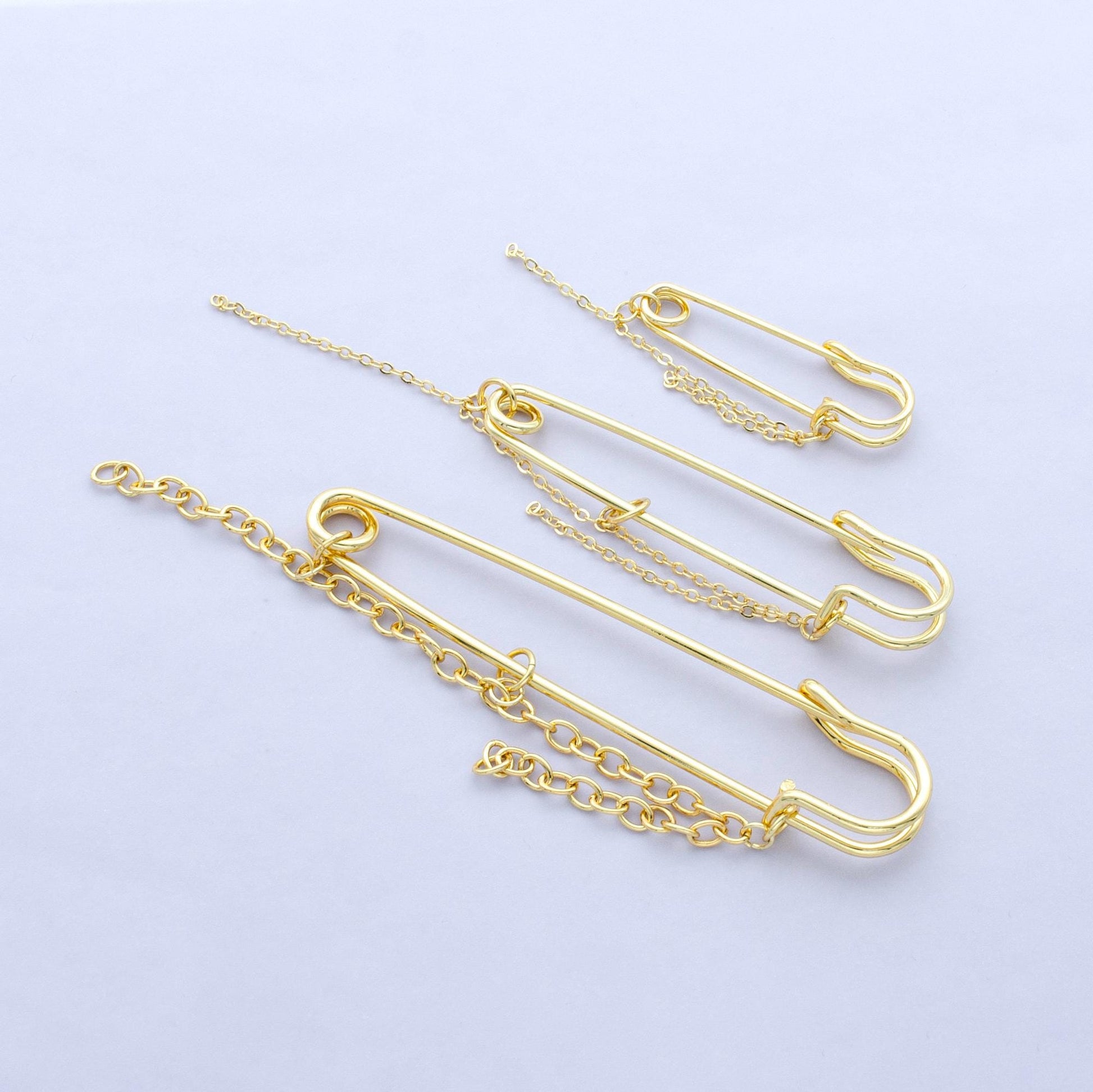 Supply for Safety Pin Brooch Charm Making for Bag Knit Shirt Purse Charm Pin Backpack Charm Jewelry Making Supply Trend WA3046