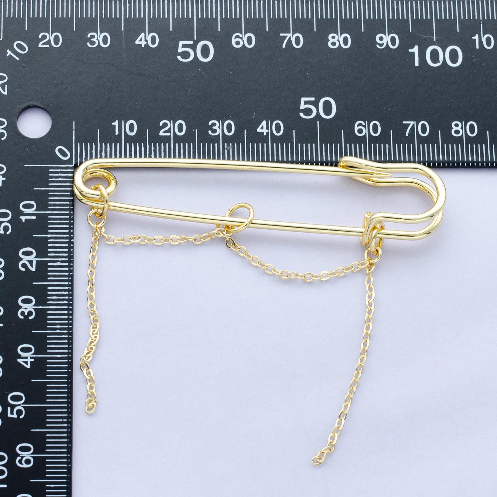Supply for Safety Pin Brooch Charm Making for Bag Knit Shirt Purse Charm Pin Backpack Charm Jewelry Making Supply Trend WA3046