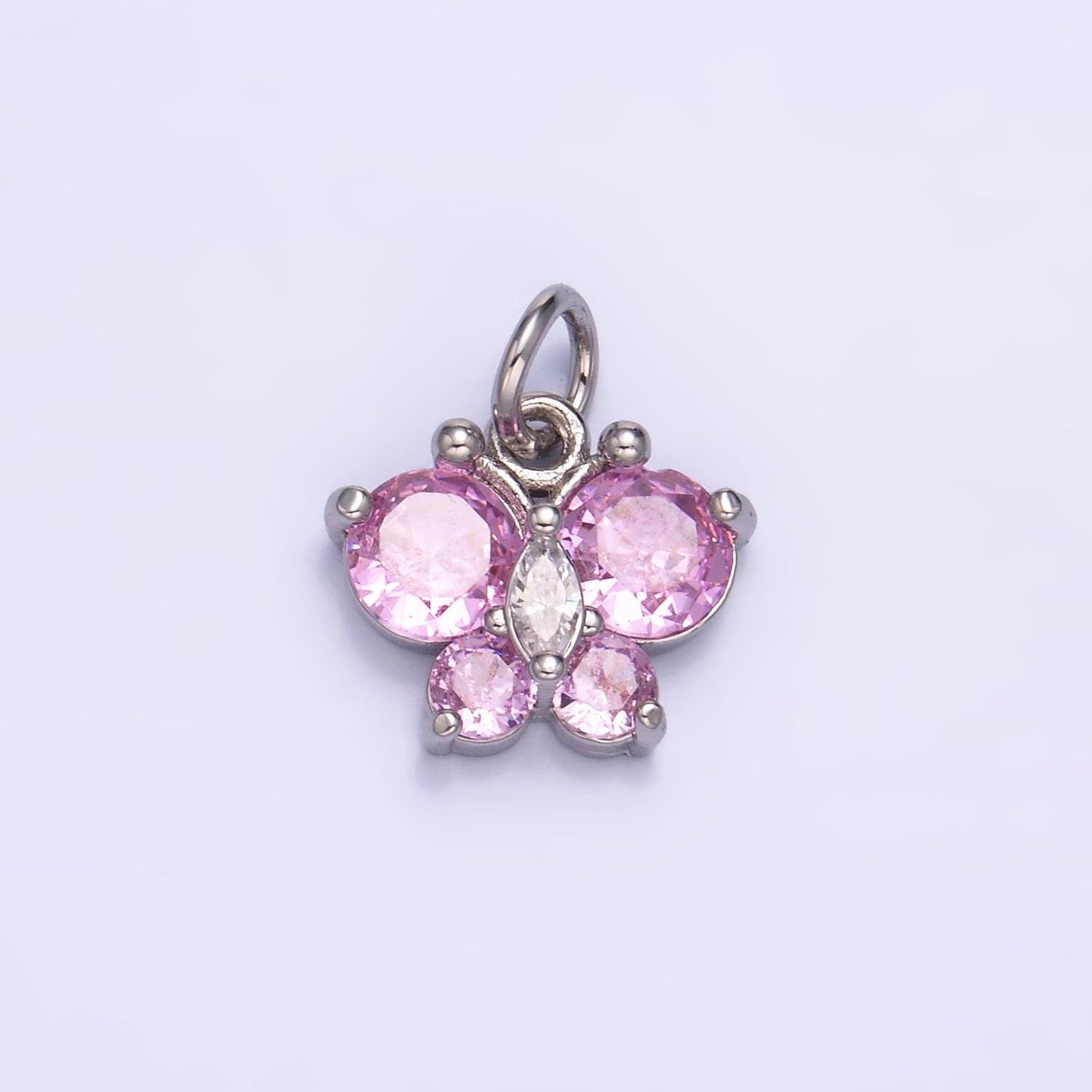 Mini 24k gold filled butterfly charm Multi Color mariposa charm for bracelet necklace earring component | M806