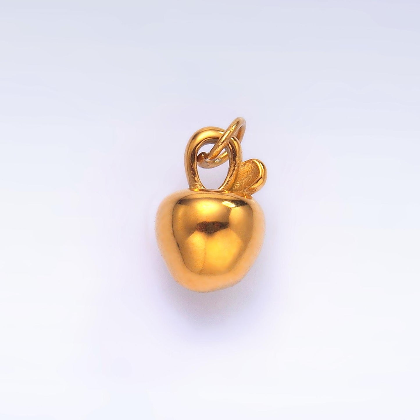 24k gold filled red washington apple Charm Green Apple Fuji Pendant Food fruit charm | P851
