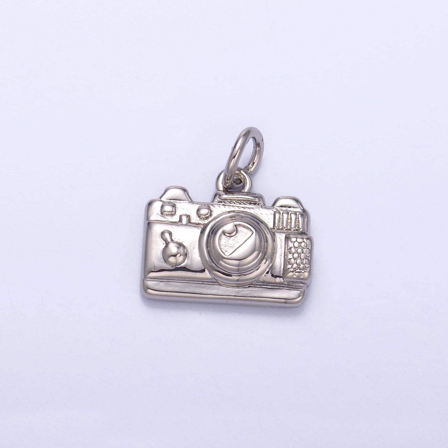 24k gold filled Mini camera Charm Silver photography pendant | N013