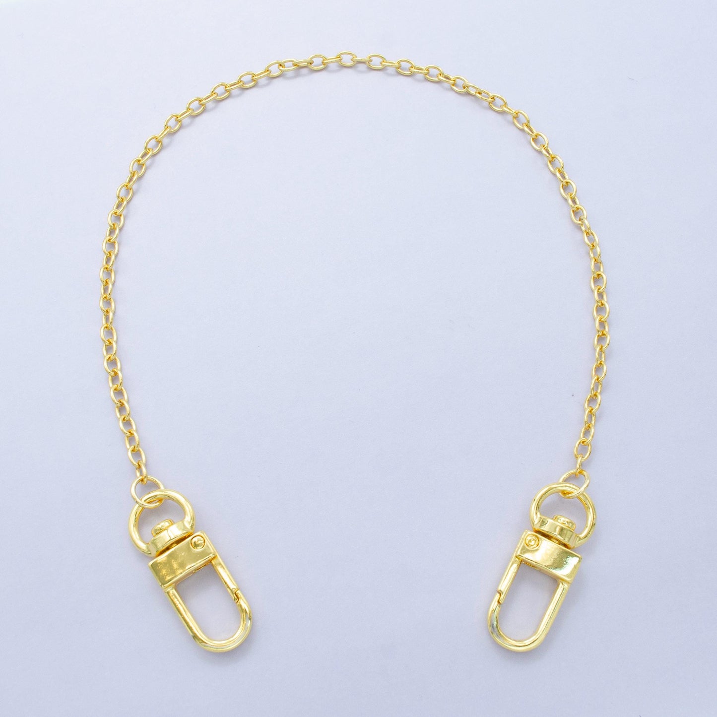 Long 24k Gold Filled Dainty Cable chain 11.5 inch for Party Bag Charm Supply DIY Supply for Purse Charm Jewelry Making WA-2932