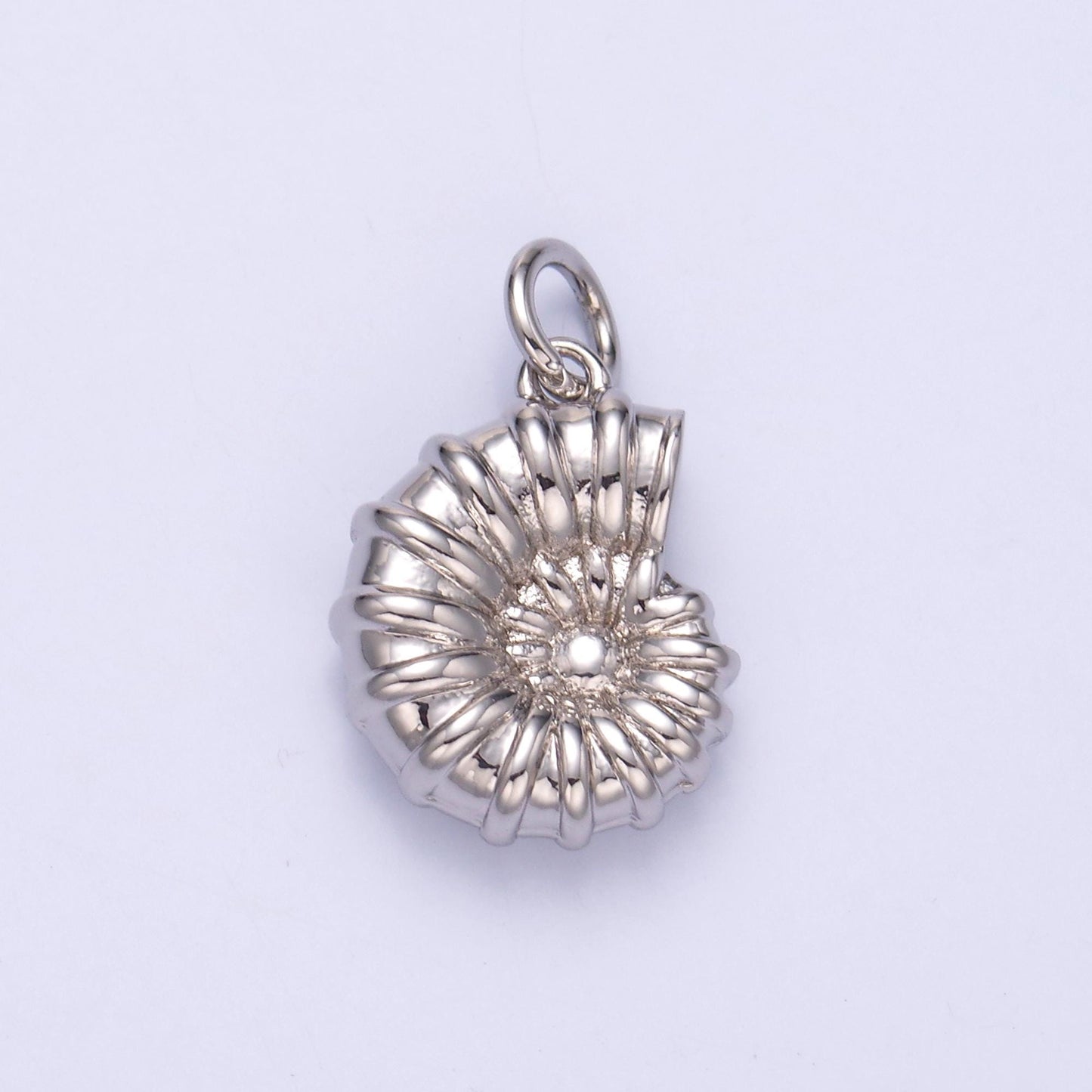 Dainty 24k Gold Filled amanite charms Ammonite Shell Dangle Charm Beach Under the Sea Jewelry Inspired N014