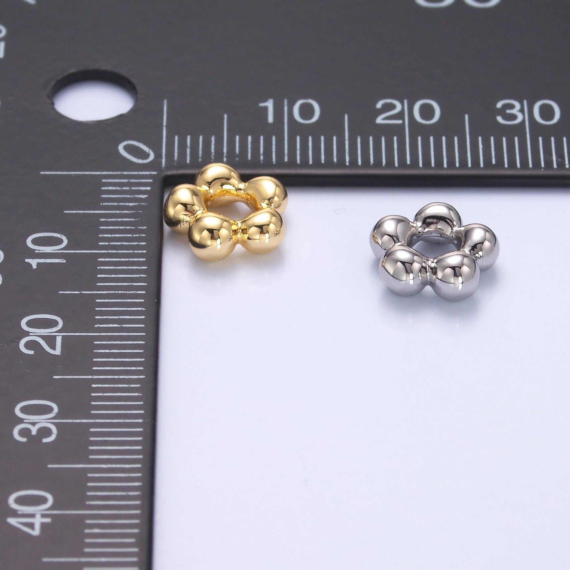 Mini Gold Filled Spacer beads for diy beaded bracelet Necklace jewelry charms rondelle bead spacer bead size 10mm B-642