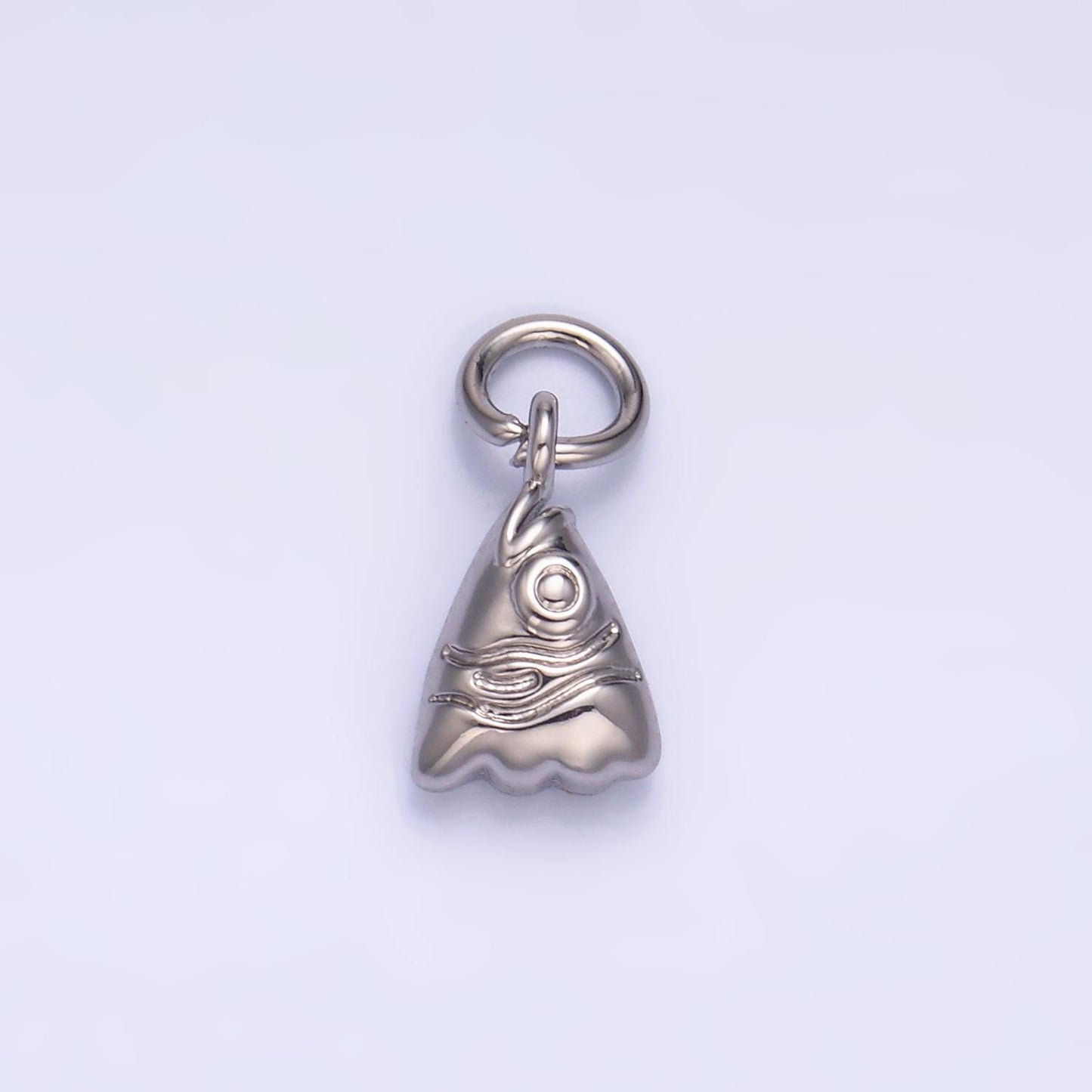 Silver Fish Charm 24K Gold Filled Fish Head Pendant Fisherman Bracelet Necklace for DIY Jewelry Making Supply W875
