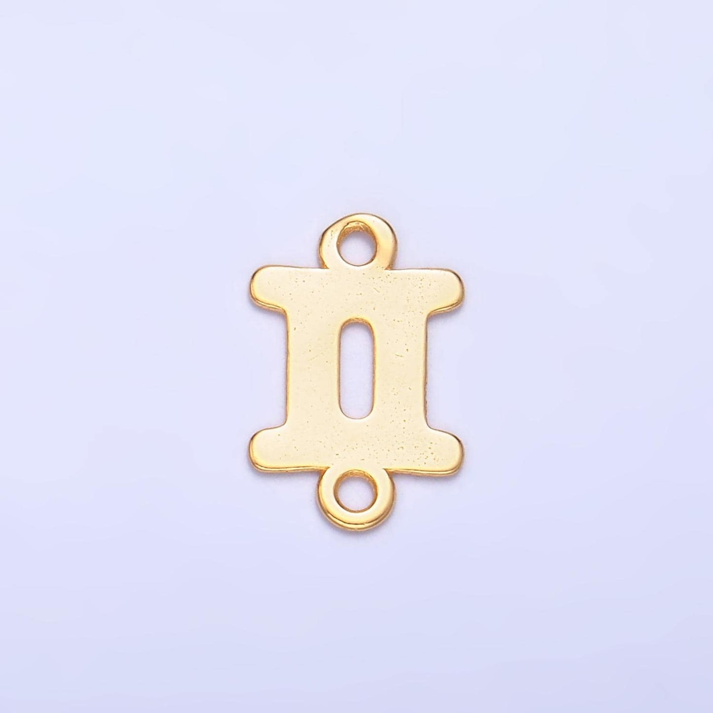 Gold Vermeil Sterling Silver Zodiac Sign Charm Connector for Necklace Bracelet Link Astrology Sign Personalized Jewelry Supplies SL-567