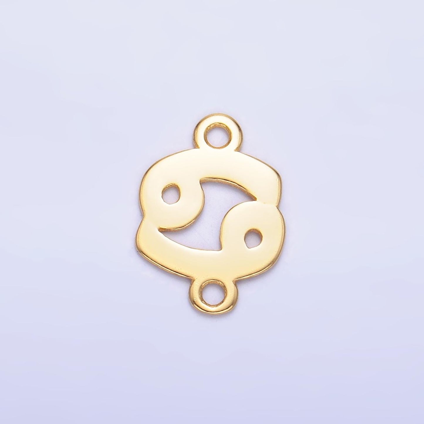Gold Vermeil Sterling Silver Zodiac Sign Charm Connector for Necklace Bracelet Link Astrology Sign Personalized Jewelry Supplies SL-567