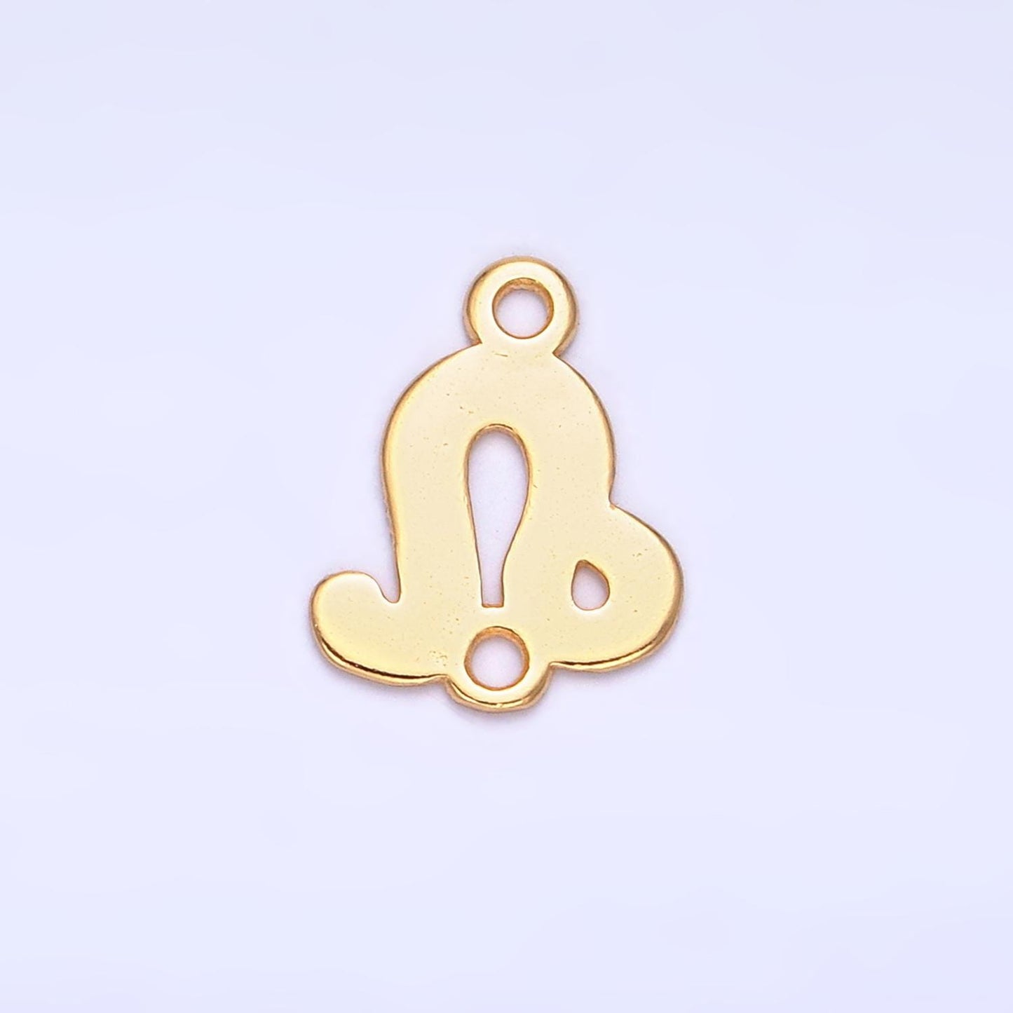Gold Vermeil Sterling Silver Zodiac Sign Charm Connector for Necklace Bracelet Link Astrology Sign Personalized Jewelry Supplies SL-567