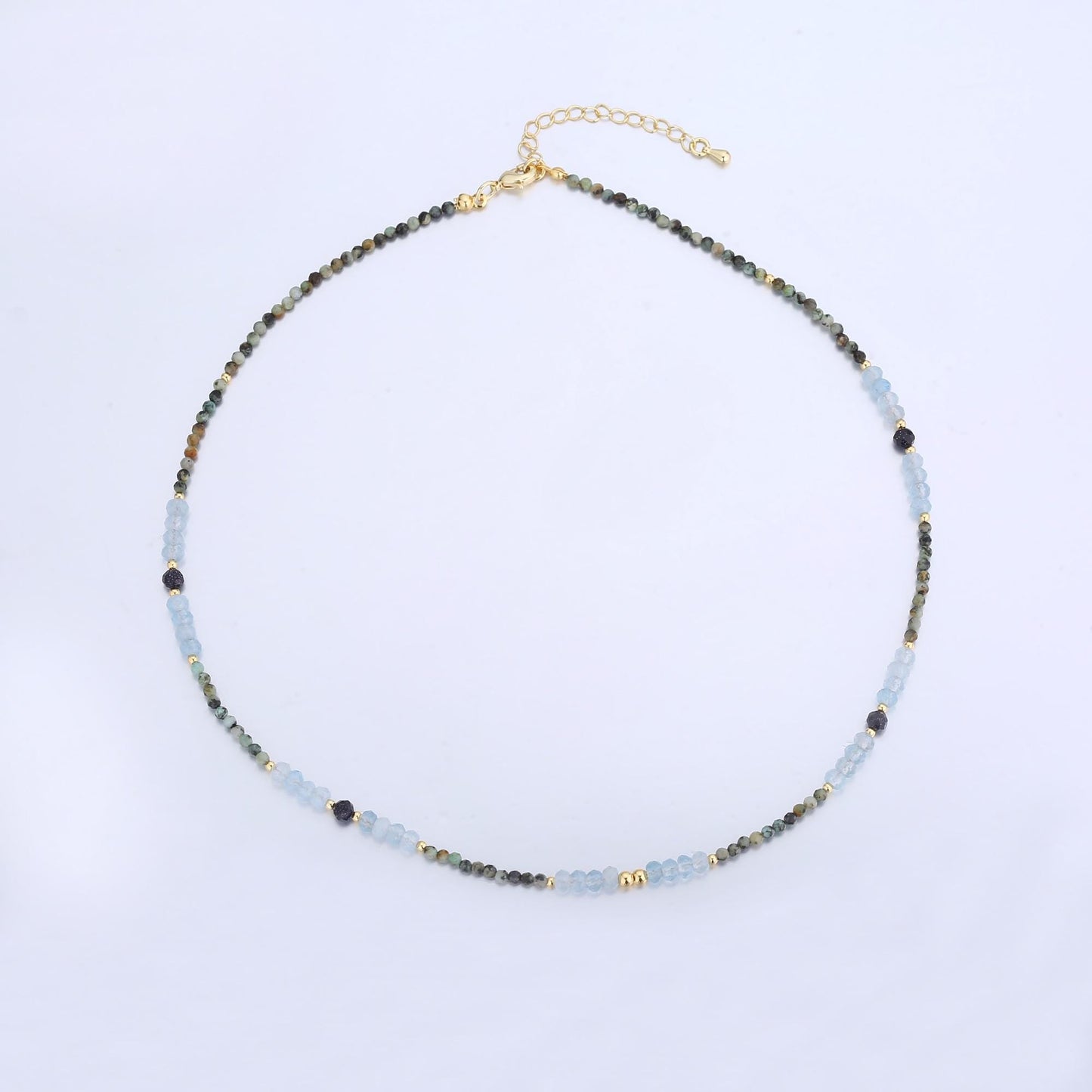 Summer Beaded Layer Necklace, Handmade Boho Festival Beach Accessory, Perfect Layered Gift for Her, Coastal & Trendy Jewelry WA-2963