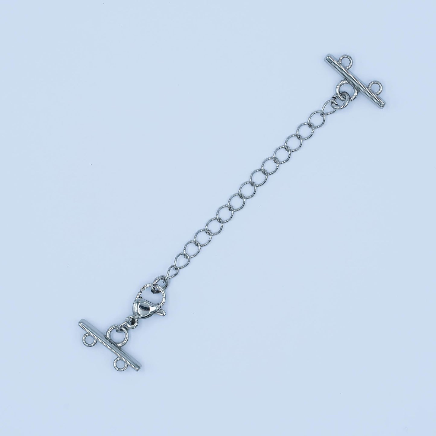 14k gold filled double, triple, quadruple multiple layer necklace detangler bar lobster clasps w. extender findings | z595 - z597