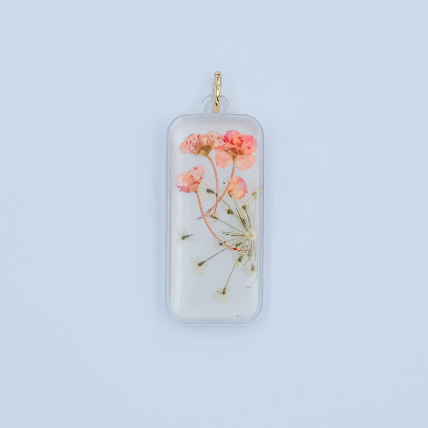 Handmade Real Pressed Flower Charm Baby's Breath Gyposphila for Necklace Earring Jewelry Making Supply Resin