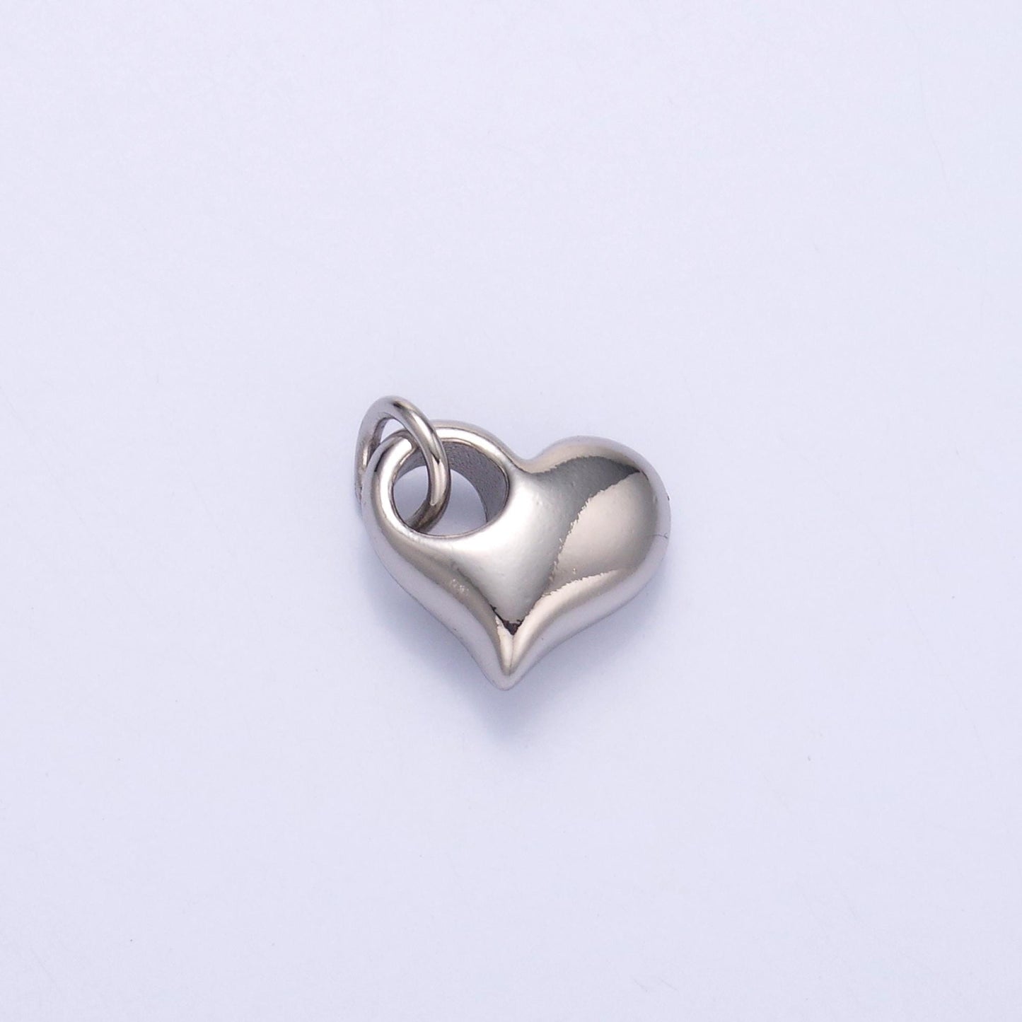 Mini 24k Gold Filled Heart Charms Small Mothers Love Charm for Bracelet Necklace N003