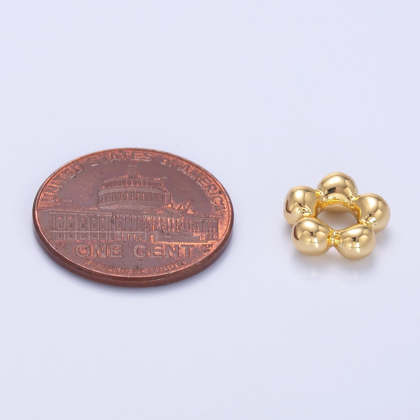 Mini Gold Filled Spacer beads for diy beaded bracelet Necklace jewelry charms rondelle bead spacer bead size 10mm B-642
