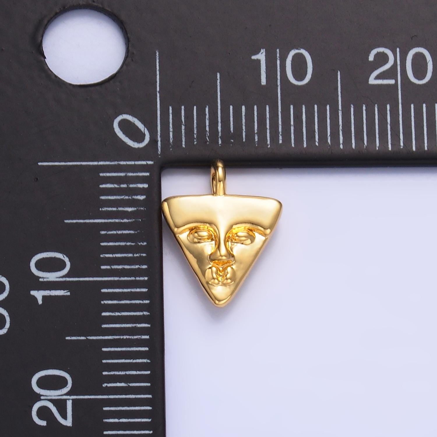 Mini Gold Filled Pizza Charm Cheese Pyramid Pizza Pendant for Bracelet Necklace Earring Component Jewelry Making Supply C055