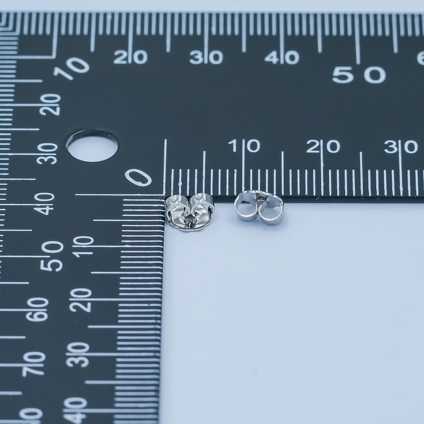10 pair Silver earring backs, earring stoppers, butterfly earring backs, clutch earring backs, jewelry finding Z-1144