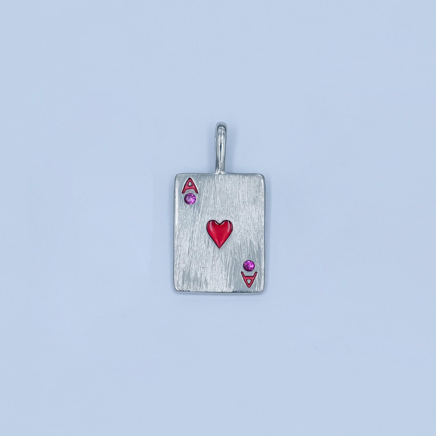 Dainty Gold heart ace playing card charm ace of spade poker pendant las vegas jewelry inspired AA-1449