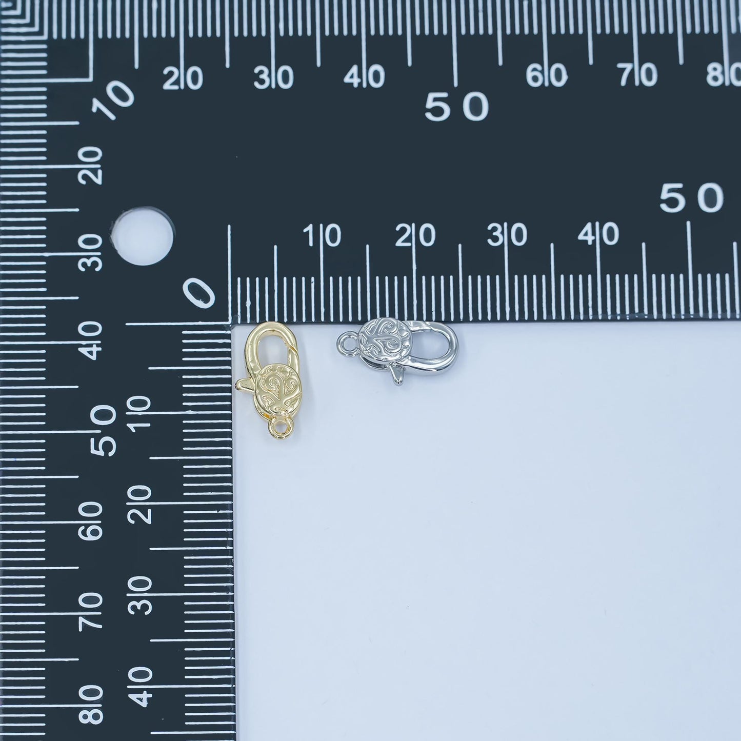 Mini 24k gold filled artisan rustic lobster clasps for bracelet Anklet necklace jewelry supply in gold silver Z-1139