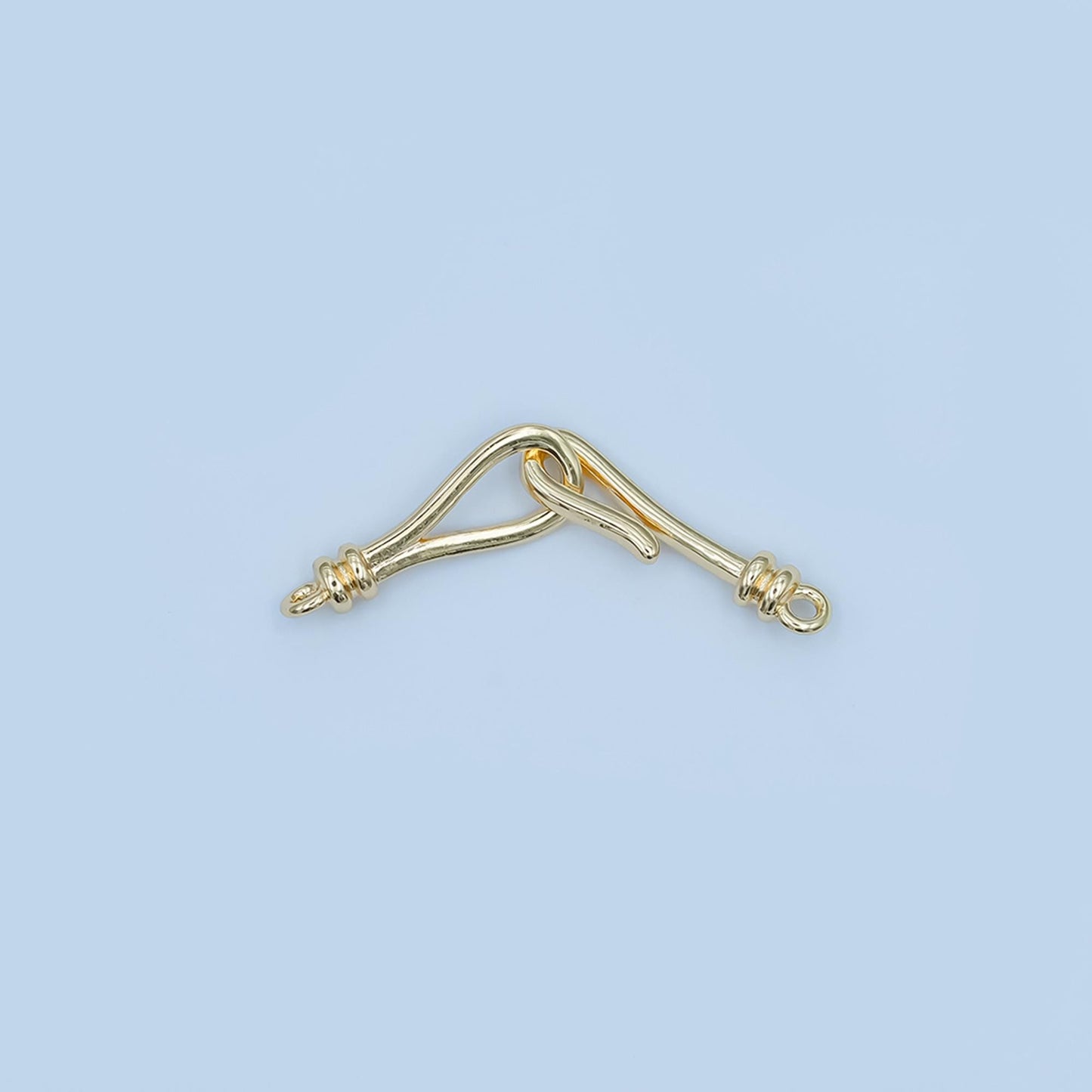 Gold, silver clasps with hook for jewelry end clasp closure supply for jewelry making z057