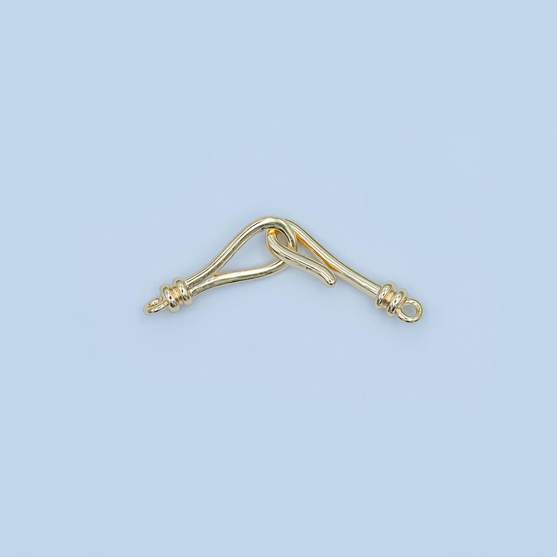 Gold, silver clasps with hook for jewelry end clasp closure supply for jewelry making z057