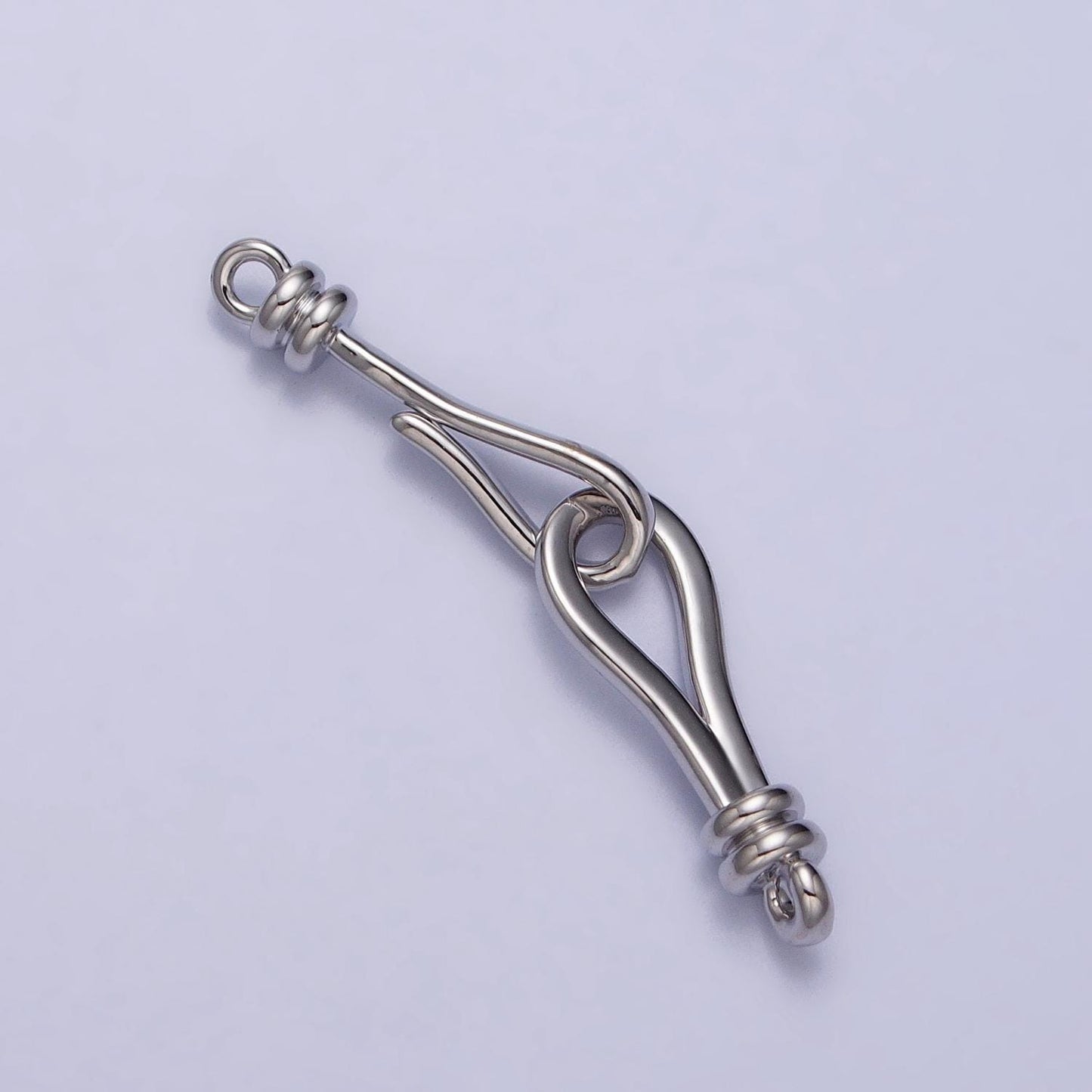 Gold, silver clasps with hook for jewelry end clasp closure supply for jewelry making z057