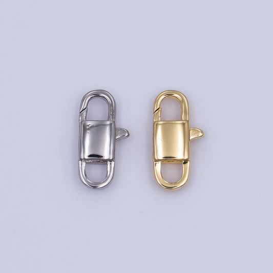 Mini gold filled lobster clasp tiny trigger clasp miami cuban curb chain for bracelet necklace jewelry making supplies z902