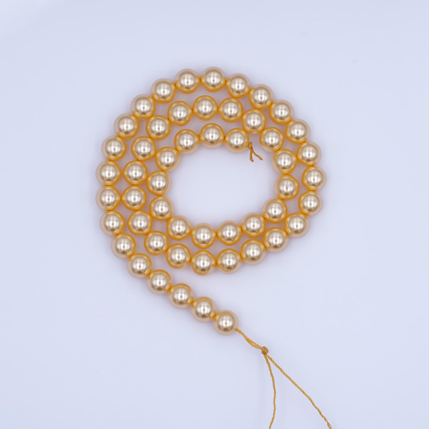8mm Round Shell Pearl Bead Strand High Luster Synthetic Pearls for Jewelry Making, Necklace & Bracelet Craft Supplies Colorful Beads WA2991