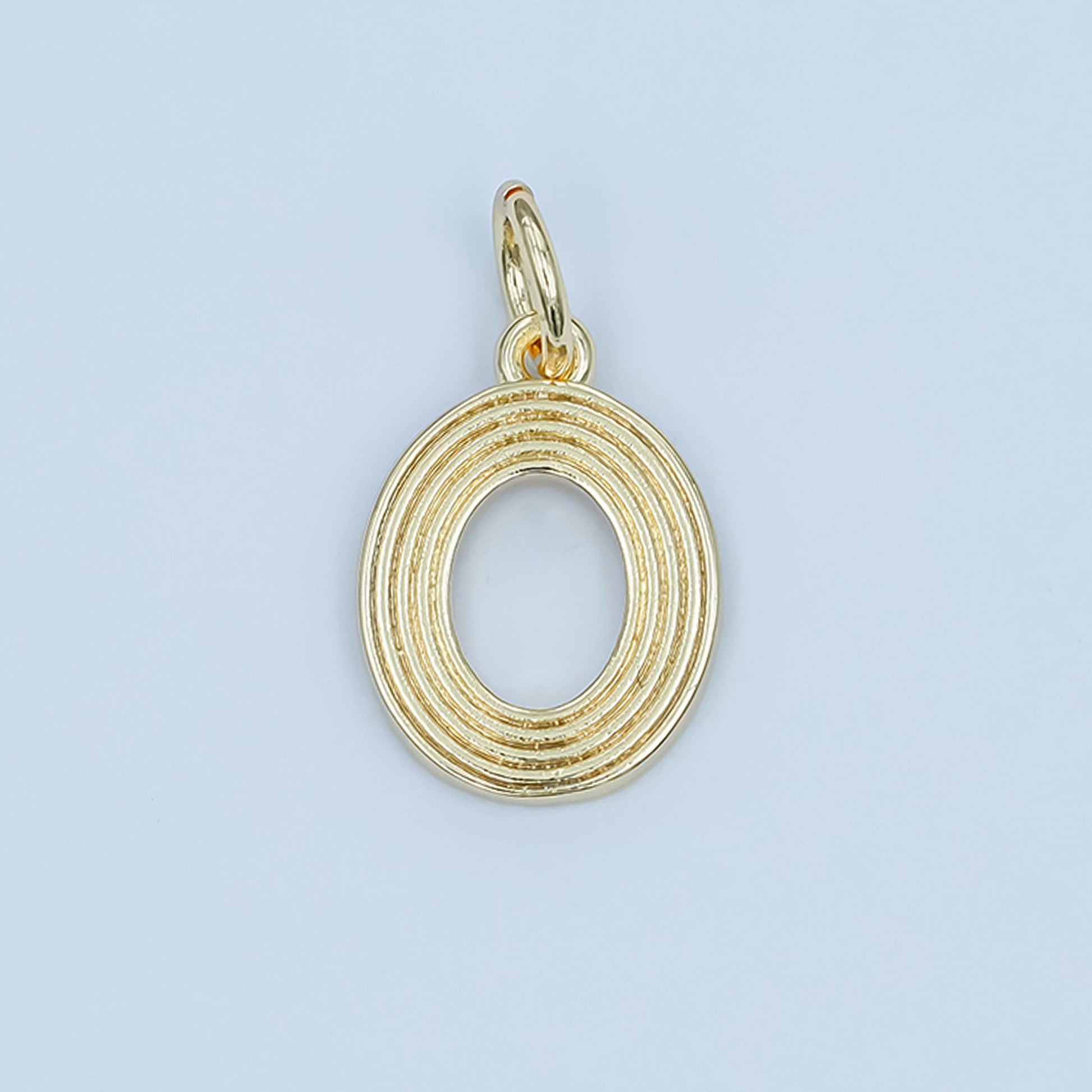 24K Gold Filled Groovy Disco Number Numerology Charm Birthday Varsity Jewelry | M617 - M621