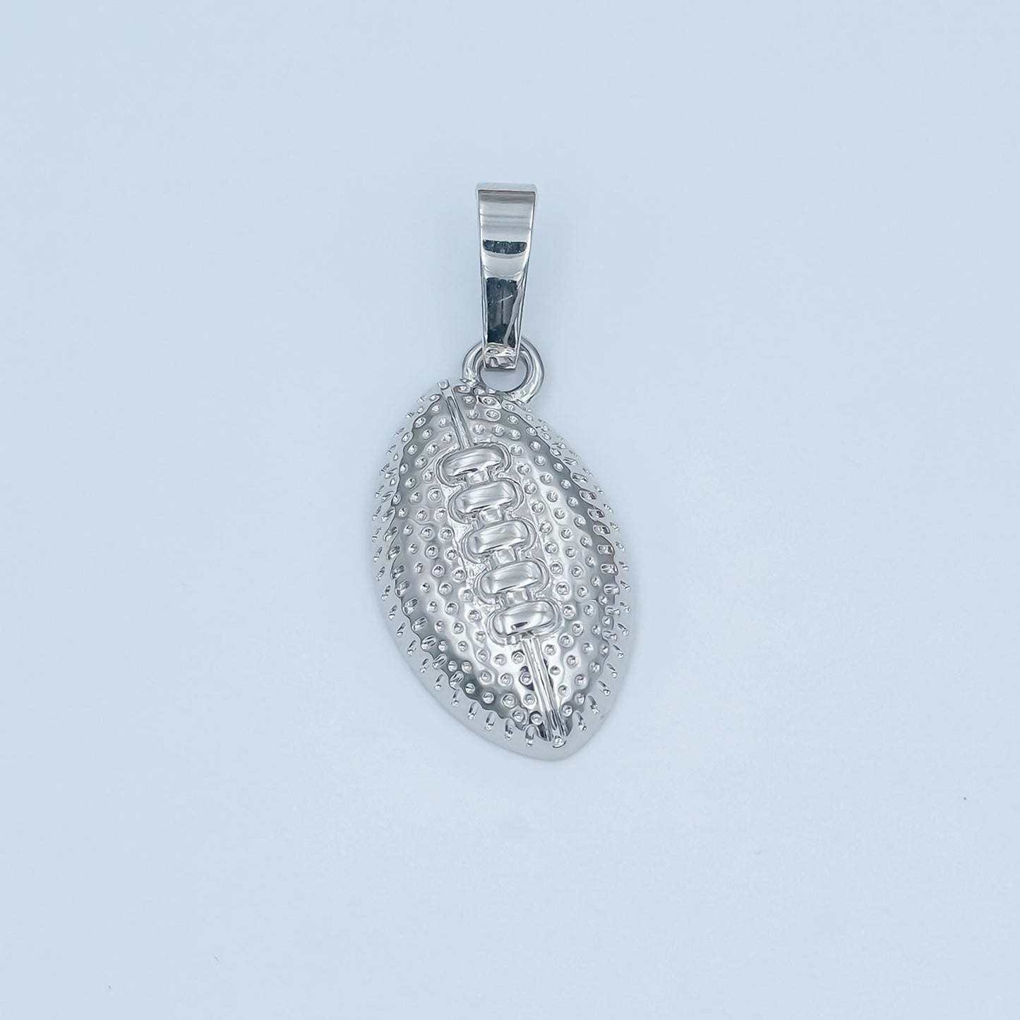 American football ball team sport player game fan charm pendant necklace 24k gold filled ball charm aa1333