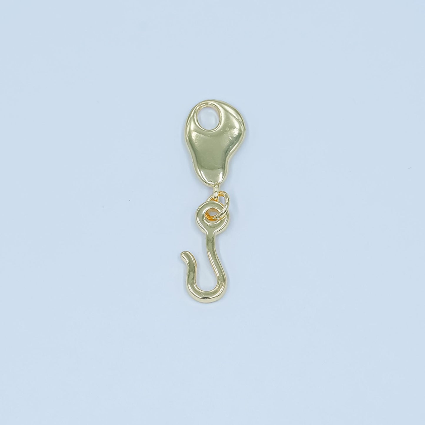 24k gold filled mini molten vine hook closure findings supply | Z-1098