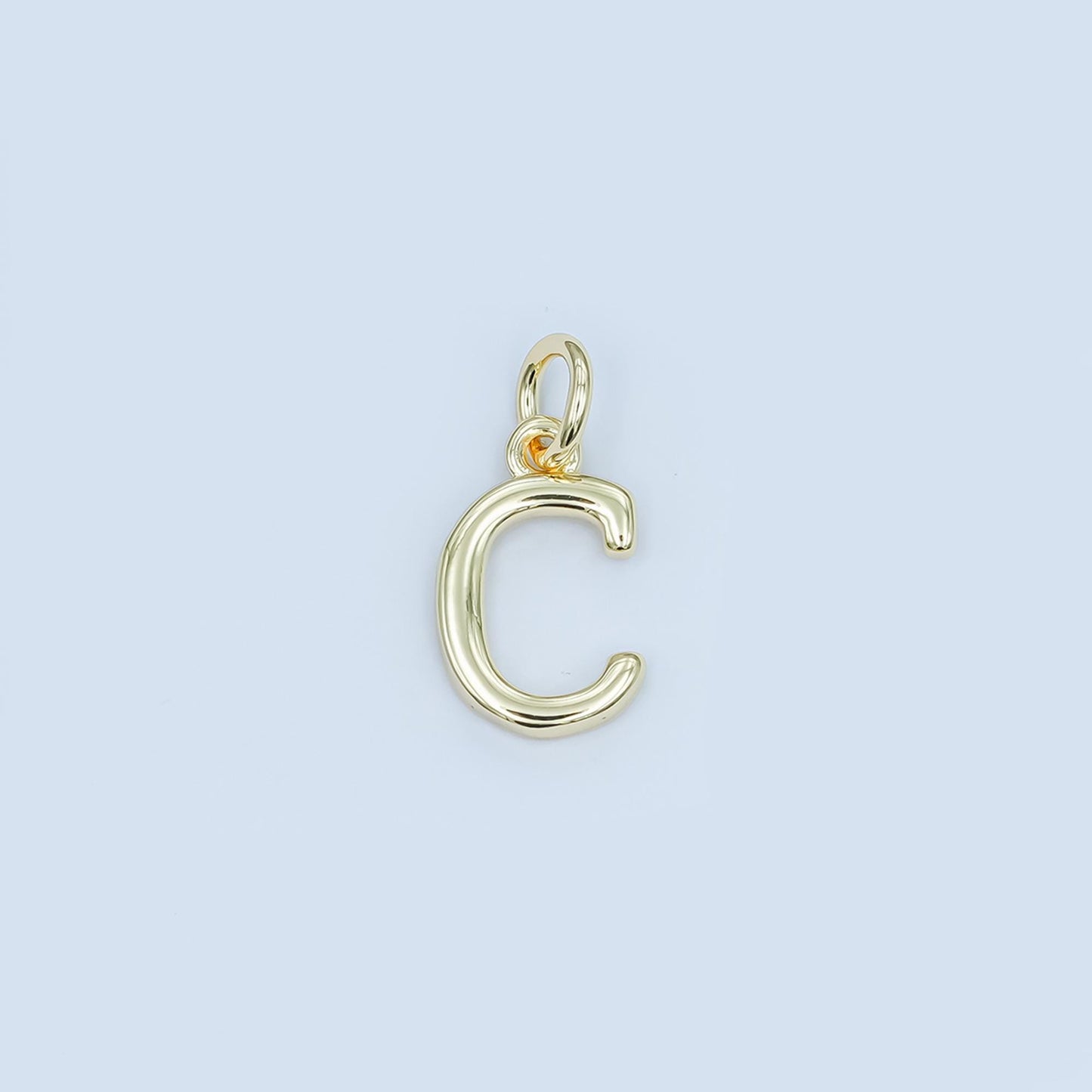 Minimalist Gold letter charms, personalized charm, initial charms, bracelet charms, mini pendant charms for necklace charm A-043