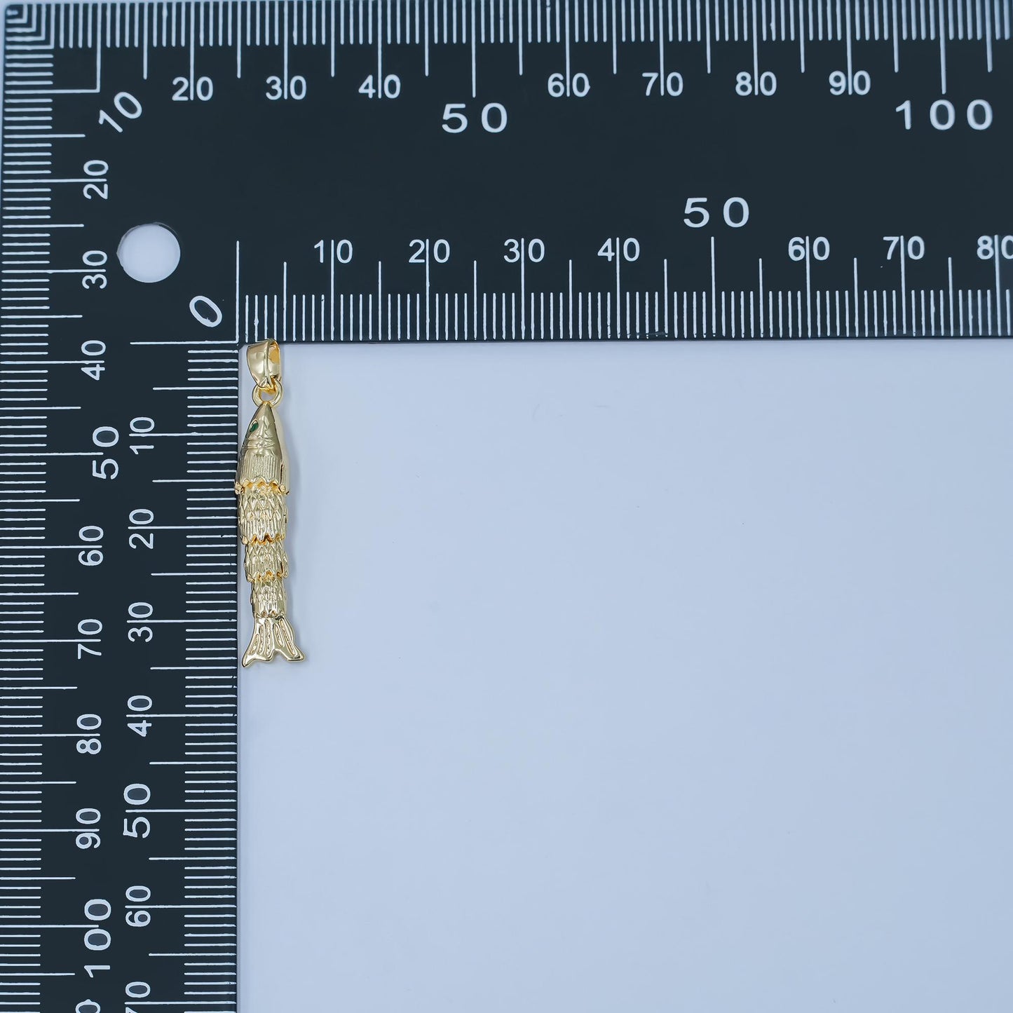 24k gold filled Articulated Fish Pendant Movable Tail Design Vintage Style Fisherman Charm Sardines Fish Unique Sea Life Inspired Jewelry