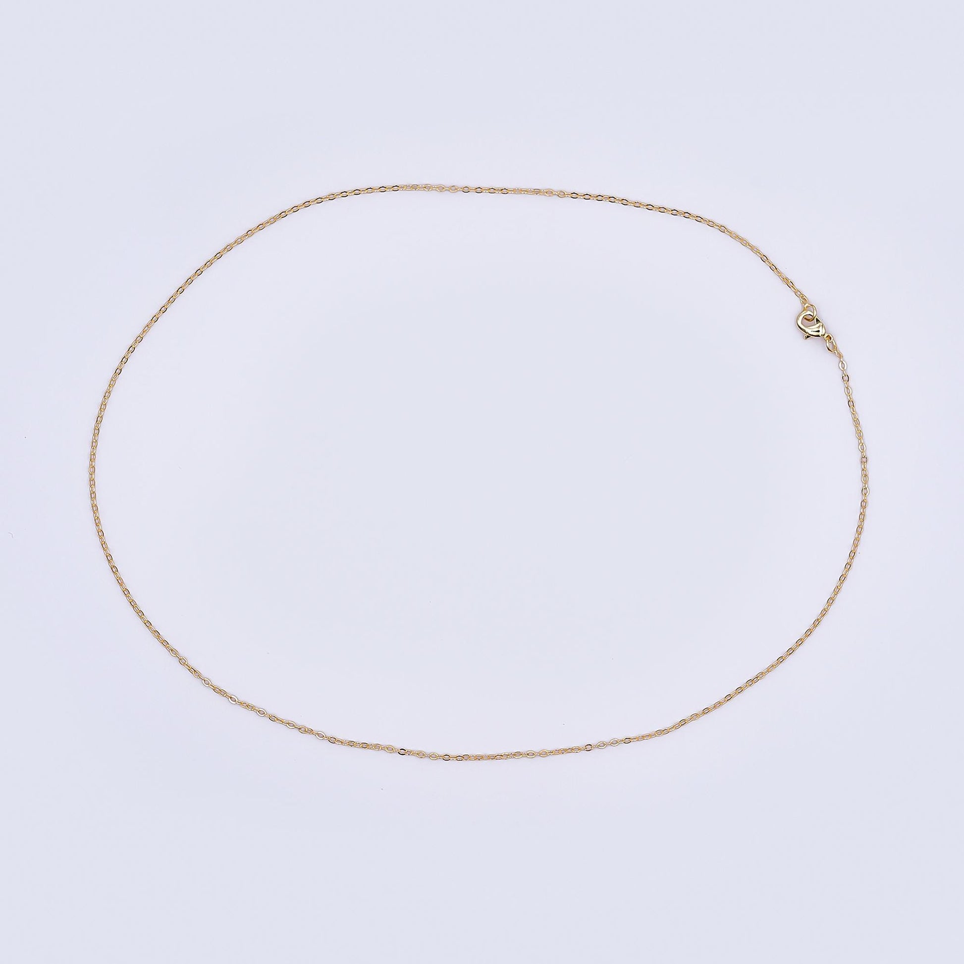 14K Gold Filled 1.7mm Dainty Cable Chain 20 Inch Layering Chain Necklace | WA-3093