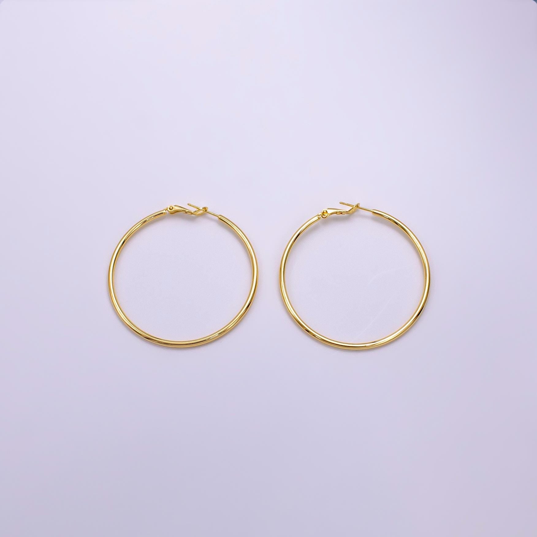Dainty hoop earrings, Simple round earring Minimalist hoop earrings 14K Gold Filled Earring Supply AB1281