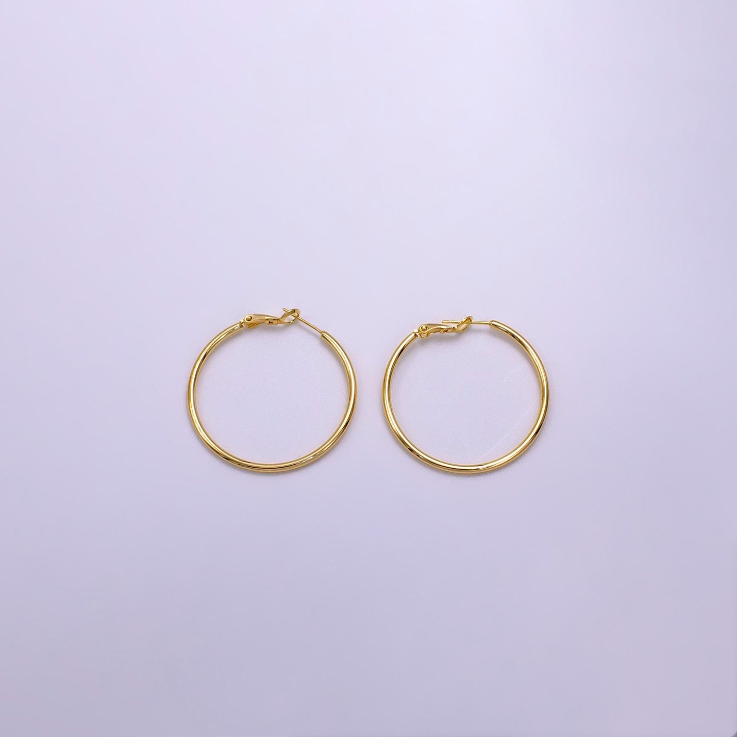 Dainty hoop earrings, Simple round earring Minimalist hoop earrings 14K Gold Filled Earring Supply AB1281