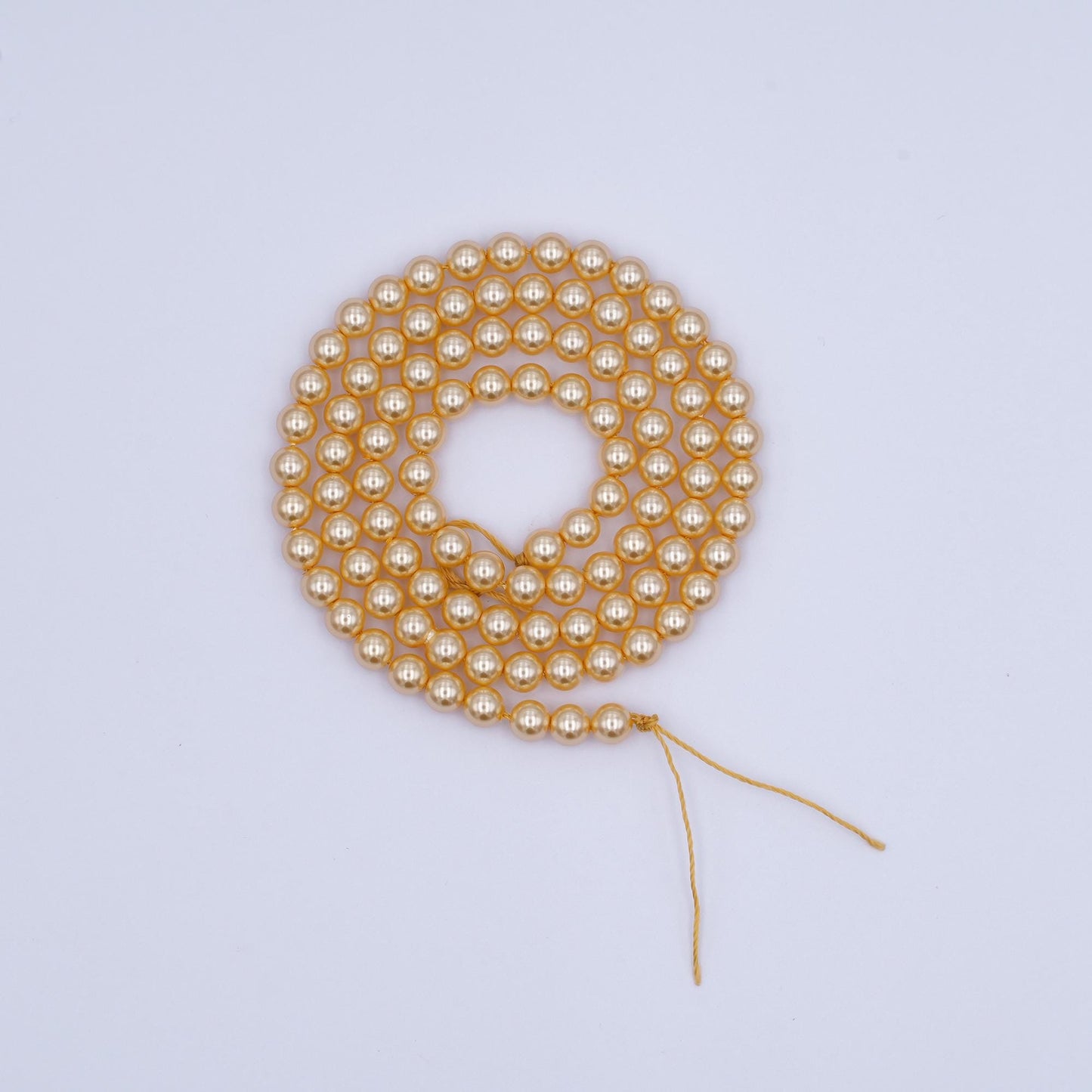 4mm Round Shell Pearl Bead Strand High Luster Synthetic Pearls for Jewelry Making, Necklace & Bracelet Craft Supplies Colorful Beads WA2987