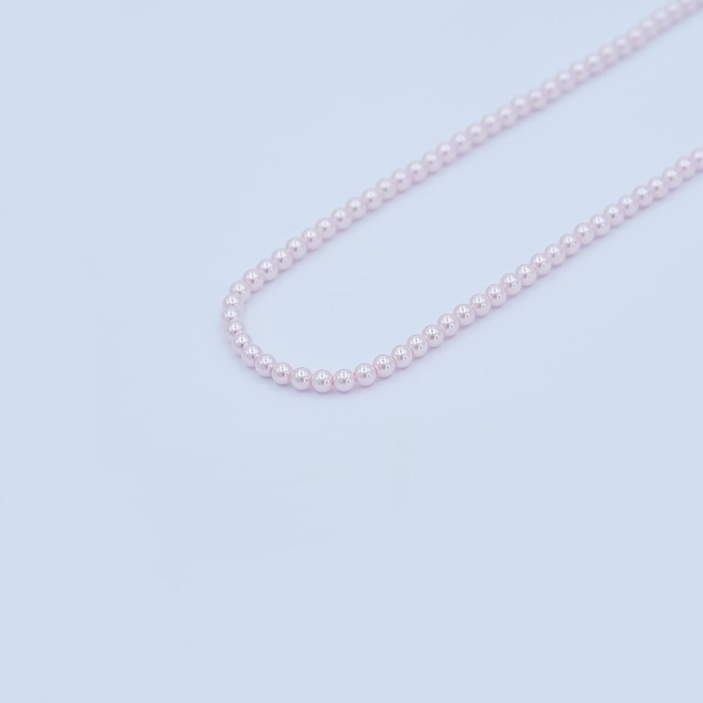 3mm Round Shell Pearl Bead Strand High Luster Synthetic Pearls for Jewelry Making, Necklace & Bracelet Craft Supplies Colorful Beads WA2986