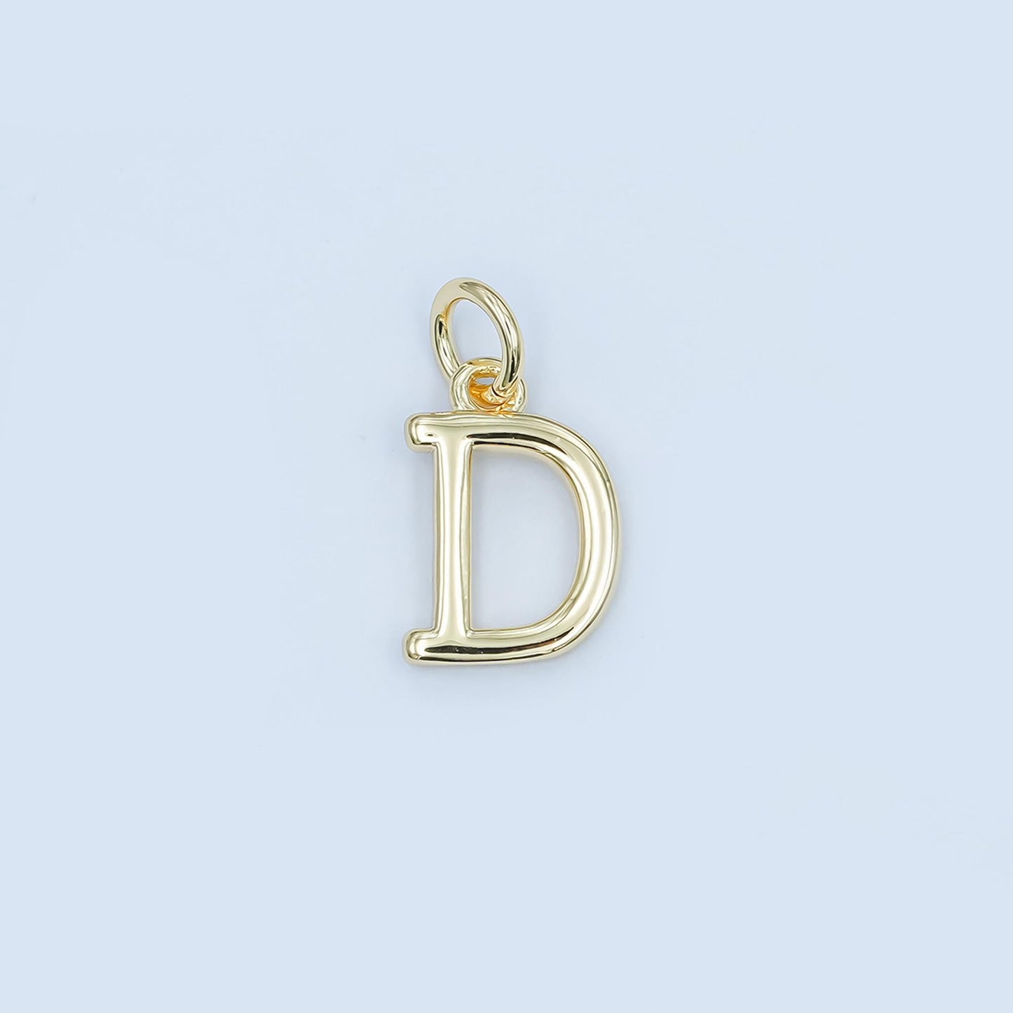 Minimalist Gold letter charms, personalized charm, initial charms, bracelet charms, mini pendant charms for necklace charm A-043