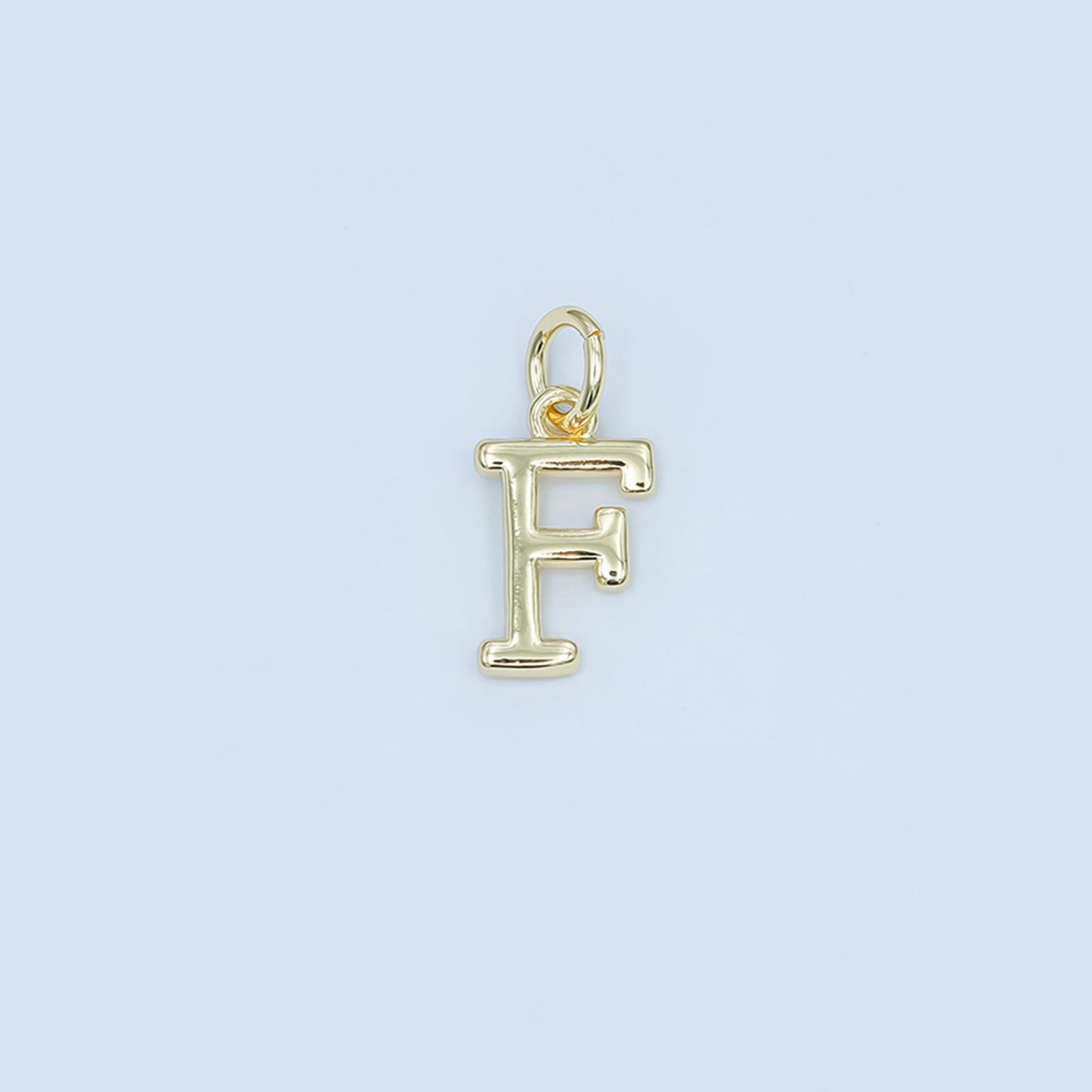 Minimalist Gold letter charms, personalized charm, initial charms, bracelet charms, mini pendant charms for necklace charm A-043