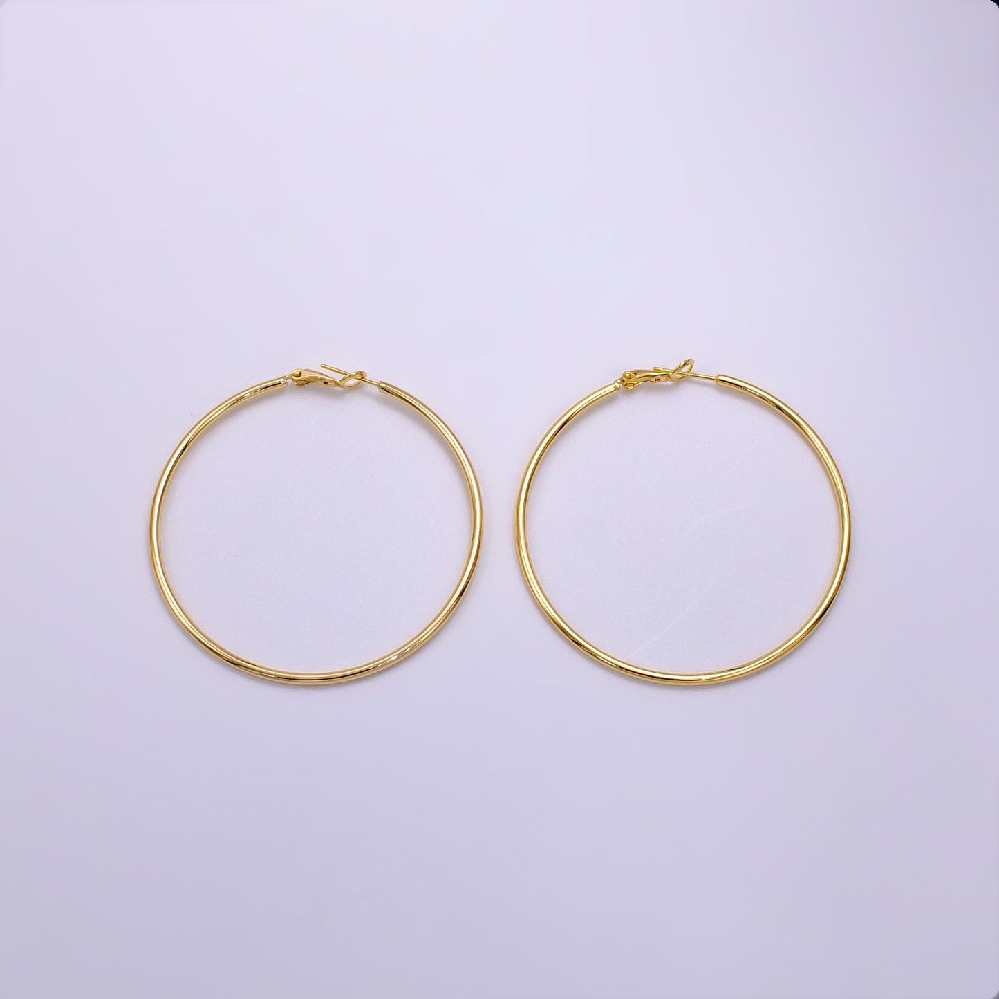 Dainty hoop earrings, Simple round earring Minimalist hoop earrings 14K Gold Filled Earring Supply AB1281