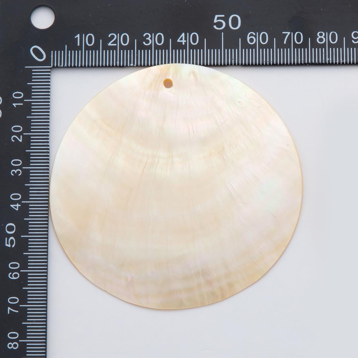 1x Natural Round White MOP mother of pearl shell Coin disc pendant for Mermaid Beach Under the Sea Jewelry Inspired One of a Kind Z-1164