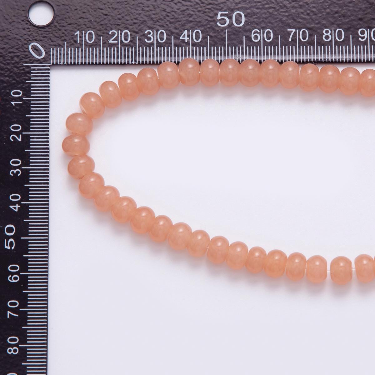 Natural Orange smooth rondelles beads Stone beads 8x5mm strand Gemstone WA-025