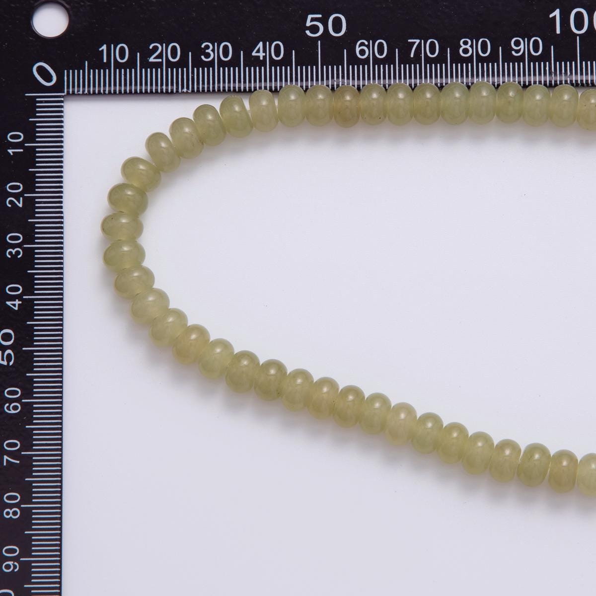 8mm Light Green Peridot Natural Gemstone Bead Strand | WA-027