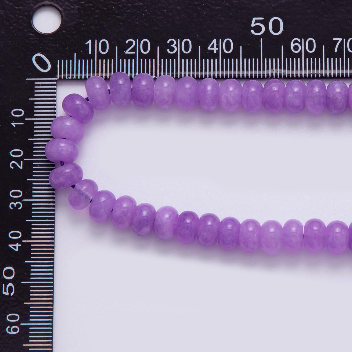 8mm Light Purple Amethyst Natural Gemstone Bead Strand Finding | WA-584