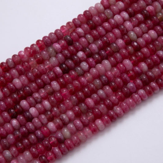 8mm Red Garnet Natural Gemstone Bead Strand Finding | WA-726