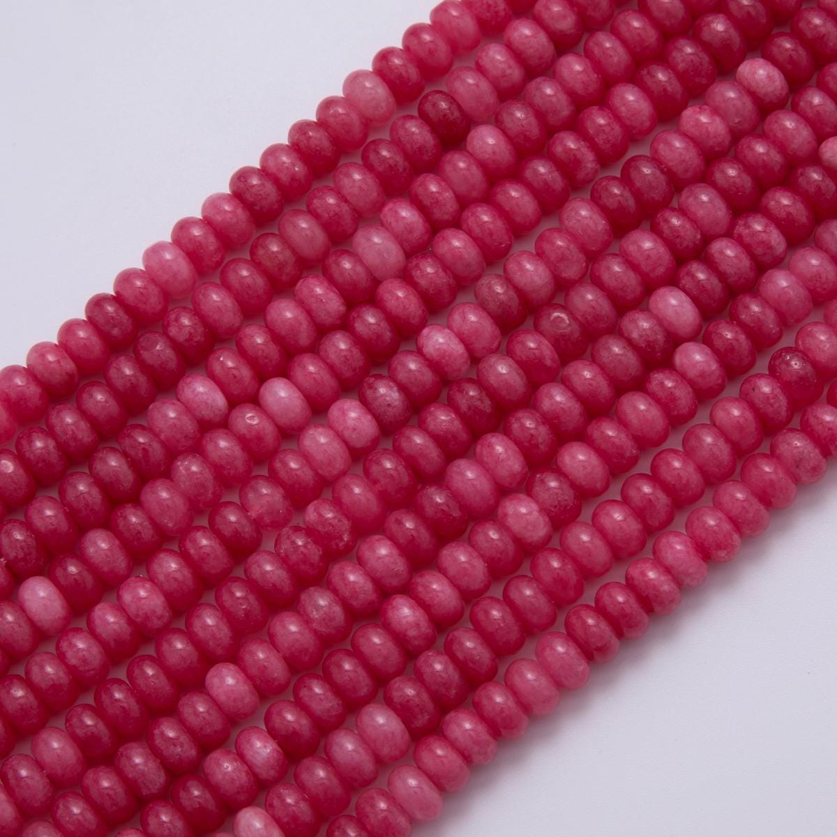 8mm Pink Rose Quartz Natural Gemstone Bead Strand Finding | WA-791