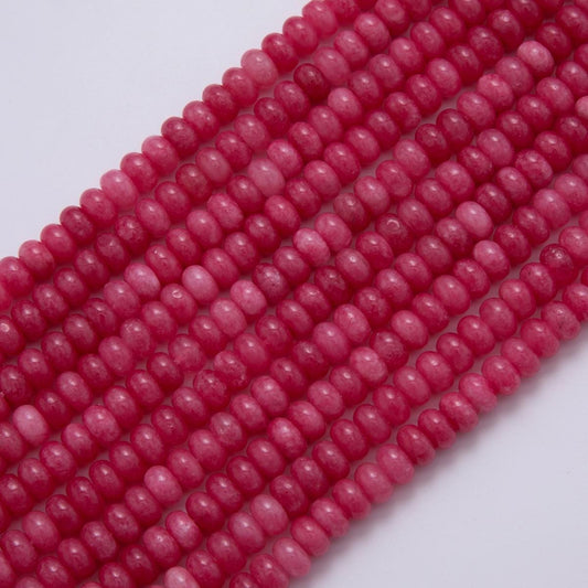 8mm Pink Rose Quartz Natural Gemstone Bead Strand Finding | WA-791